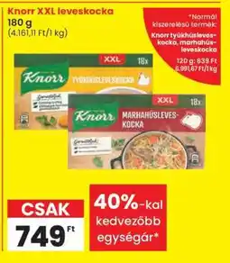 Spar Knorr XXL leveskocka ajánlat