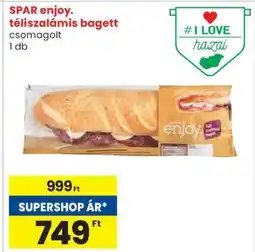 Spar SPAR enjoy. téliszalámis bagett ajánlat