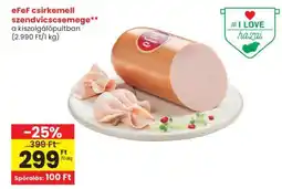 Spar eFeF csirkemell szendvicscsemege ajánlat