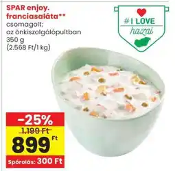 Spar SPAR enjoy. franciasaláta ajánlat