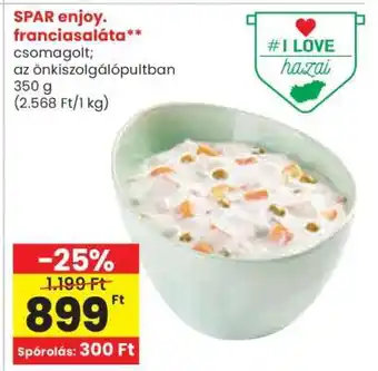 Spar SPAR enjoy. franciasaláta ajánlat