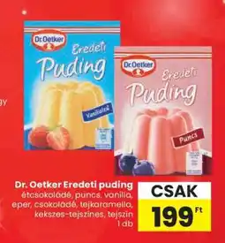Spar Dr. Oetker Eredeti Puding ajánlat