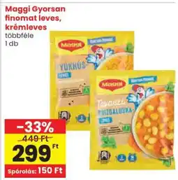 Spar Maggi Gyorsan finomat leves, krémleves ajánlat