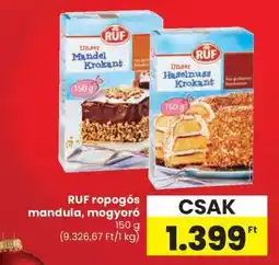 Spar RUF ropogós mandula, mogyoró ajánlat