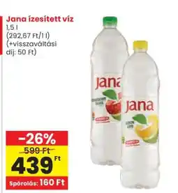 Spar Jana ízesített víz ajánlat
