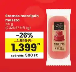 Spar Szamos marcipán massza ajánlat