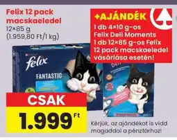 Spar Felix 12 pack macskaeledel ajánlat