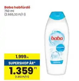 Spar Baba habfürdő ajánlat