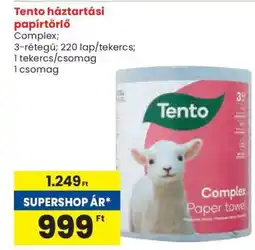 Spar Tento háztartási papírtörlő ajánlat