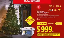 Lidl Livarno Home LED-galaxis fényfüzér ajánlat