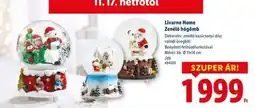 Lidl LIVARNO HOME Zenélő hógömb ajánlat