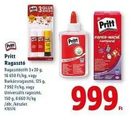Lidl Pritt Ragasztó ajánlat