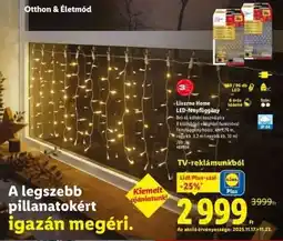Lidl LIVARNO HOME LED-fényfüggöny ajánlat
