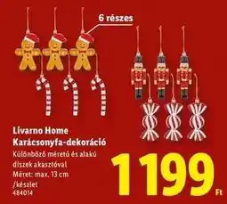 Lidl LIVARNO home Karácsonyfa dekoráció ajánlat