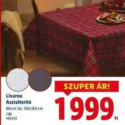Lidl Livarno Asztalterítő ajánlat