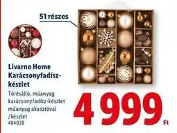 Lidl LIVARNO HOME Karácsonyfadísz-készlet ajánlat