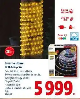 Lidl LIVARNO HOME LED-fénycső ajánlat