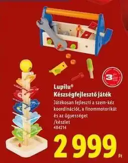 Lidl Lupilu Készségfejlesztő játék ajánlat