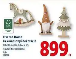 Lidl LIVARNO HOME Fa karácsonyi dekoráció ajánlat