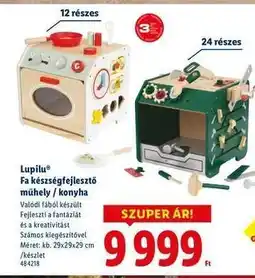 Lidl Lupilu Fa készségfejlesztő műhely / konyha ajánlat