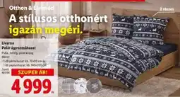 Lidl Livarno Polár ágyneműhuzat ajánlat