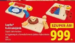 Lidl Lupilu Fa kirakójáték ajánlat