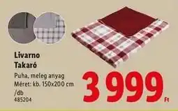 Lidl Livarno Takaró ajánlat