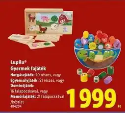 Lidl Lupilu Gyermek fajáték ajánlat