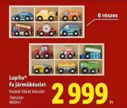 Lidl Lupilu Fa járműkészlet ajánlat