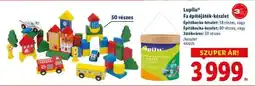 Lidl Lupilu Fa építőjáték-készlet ajánlat