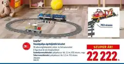 Lidl Lupilu Vasútpálya építőjáték készlet ajánlat