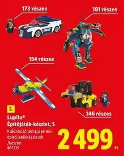 Lidl Lupilu Építőjáték-készlet, S ajánlat