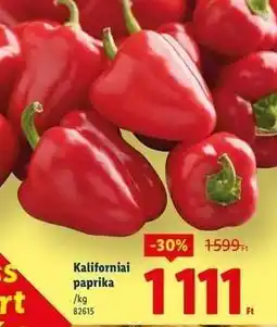 Lidl Kaliforniai paprika ajánlat