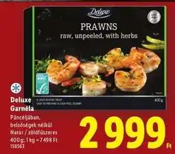 Lidl DELUXE Garnéla ajánlat