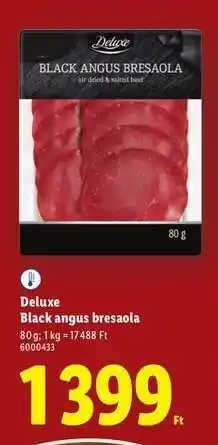 Lidl DELUXE Black Angus Bresaola ajánlat