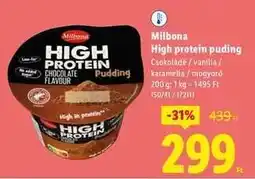 Lidl MILBONA High Protein puding ajánlat