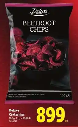 Lidl Deluxe Cékla chips ajánlat