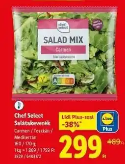 Lidl CHEF SELECT Salátakeverék ajánlat
