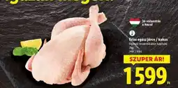 Lidl Friss egész jérce / kakas ajánlat