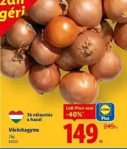 Lidl Vöröshagyma ajánlat