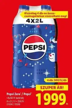 Lidl Pepsi Zero / Pepsi ajánlat