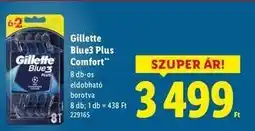 Lidl GILLETTE BLUE3 PLUS COMFORT ajánlat