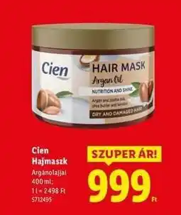 Lidl Cien Hajmaszk ajánlat