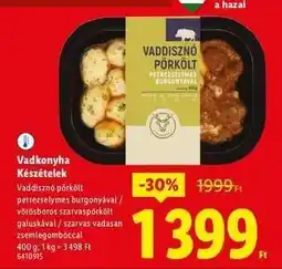 Lidl VADKONYHA Készételek ajánlat