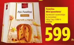 Lidl FAVORINA Mini panettone ajánlat