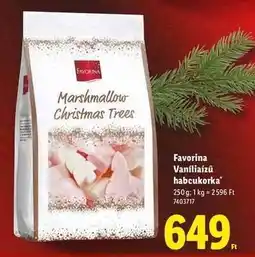 Lidl Favorina Vaníliaízű habcukorka ajánlat