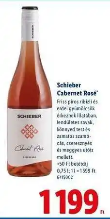 Lidl Schieber Cabernet Rosé ajánlat