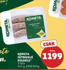 PENNY KOMETA SÜTNIVALÓ KOLBÁSZ ajánlat