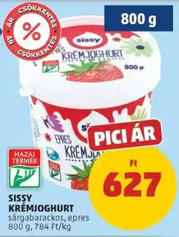 PENNY Sissy Krémjoghurt ajánlat