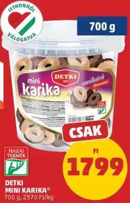 PENNY Detki Mini Karika ajánlat